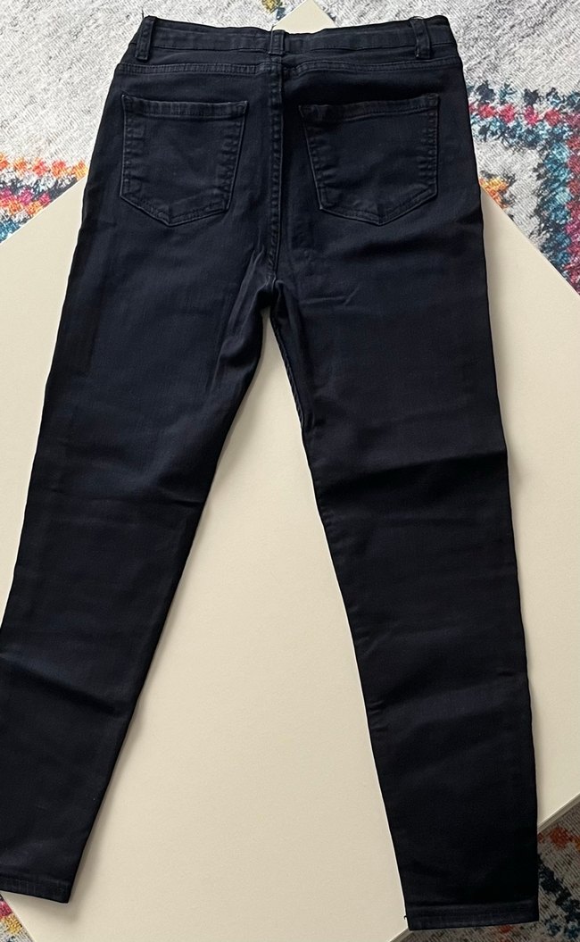 Kadın Siyah Skinny Jean - Görsel 3