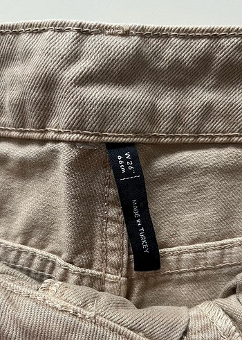 Kadın Bej Straight Pantolon - Görsel 4