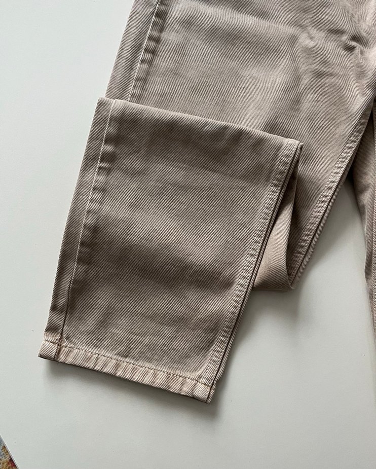 Kadın Bej Straight Pantolon - Görsel 2