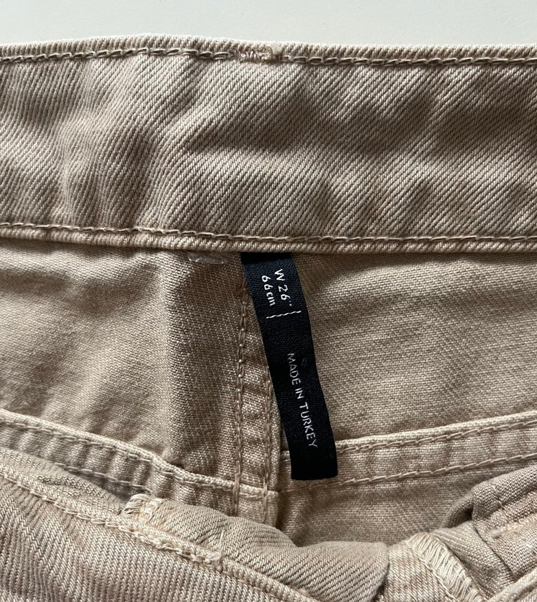 Kadın Bej Straight Pantolon - Görsel 4