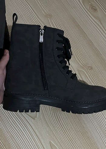 Kadın Süet Dokulu Füme Bot - Görsel 3