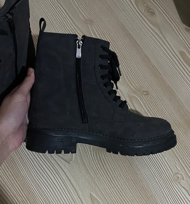 Kadın Süet Dokulu Füme Bot - Görsel 3