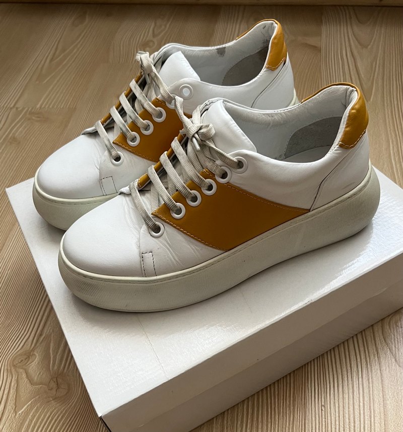 Kadın Hakiki Deri Sneaker - Görsel 3