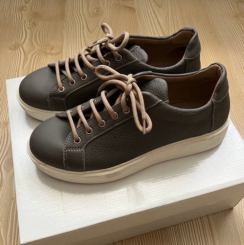 Kadın Hakiki Deri Sneaker - Görsel 2