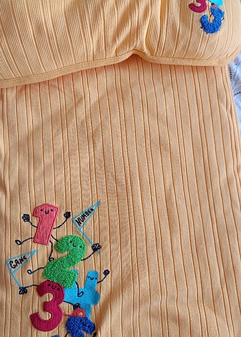 Renkli alt açma bezi Sayılar Desenli - Görsel 2