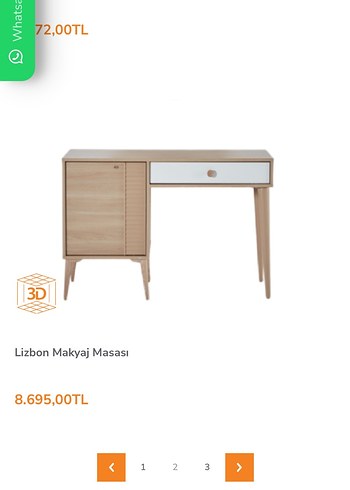 Mondi Lizbon Makyaj Masası - Görsel 2