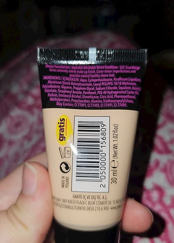Diğer LYKD MyFace Fondöten 122 True Beige