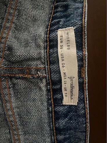 38 Beden lacivert Renk Wideleg pantolon koyu