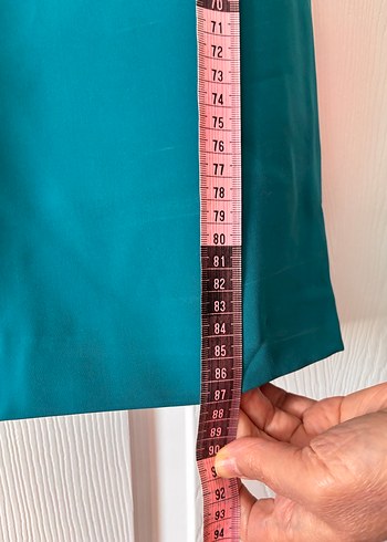 Kolsuz Mavi Klasik Ofis İş Elbisesi - Görsel 3