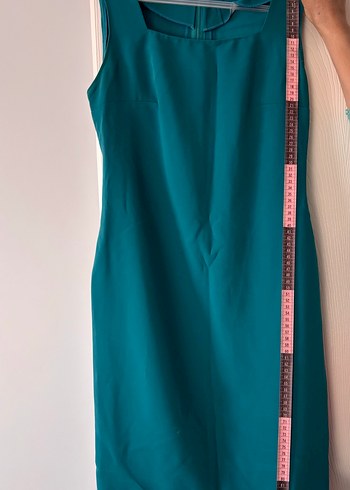 Kolsuz Mavi Klasik Ofis İş Elbisesi - Görsel 2