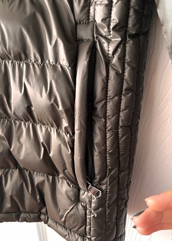 Haki Erkek İnce Şişme Mont - Görsel 3