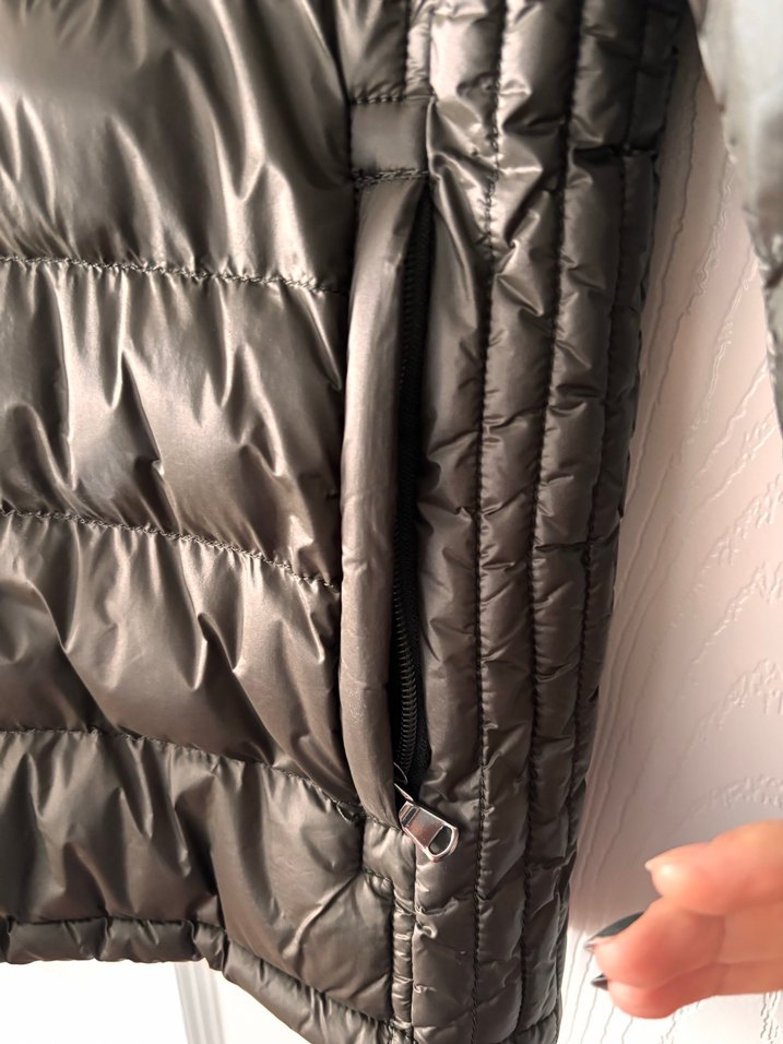 Haki Erkek İnce Şişme Mont - Görsel 3