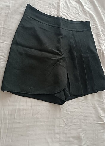 40 Beden siyah Renk Kadın şortlu siyah mini etek