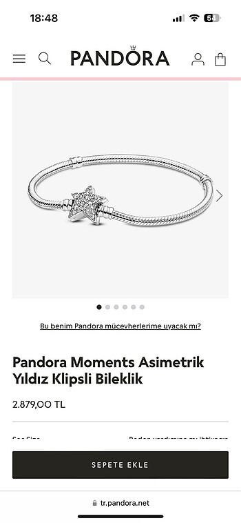 Pandora Pandora orijinal bileklik