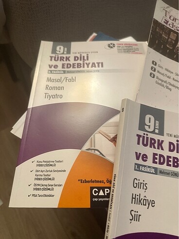 ÇAP YAYINLARI 9.SINIF TÜRK DİLİ VE EDEBİYATI 3 Fasikül