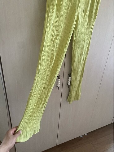 Bol paça düz kesim pantolon - Görsel 3