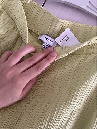 Bol paça düz kesim pantolon - Görsel 5