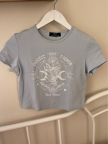 Bershka mavi crop