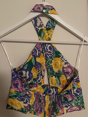 Zara Zara yeşil sarı büstiyer