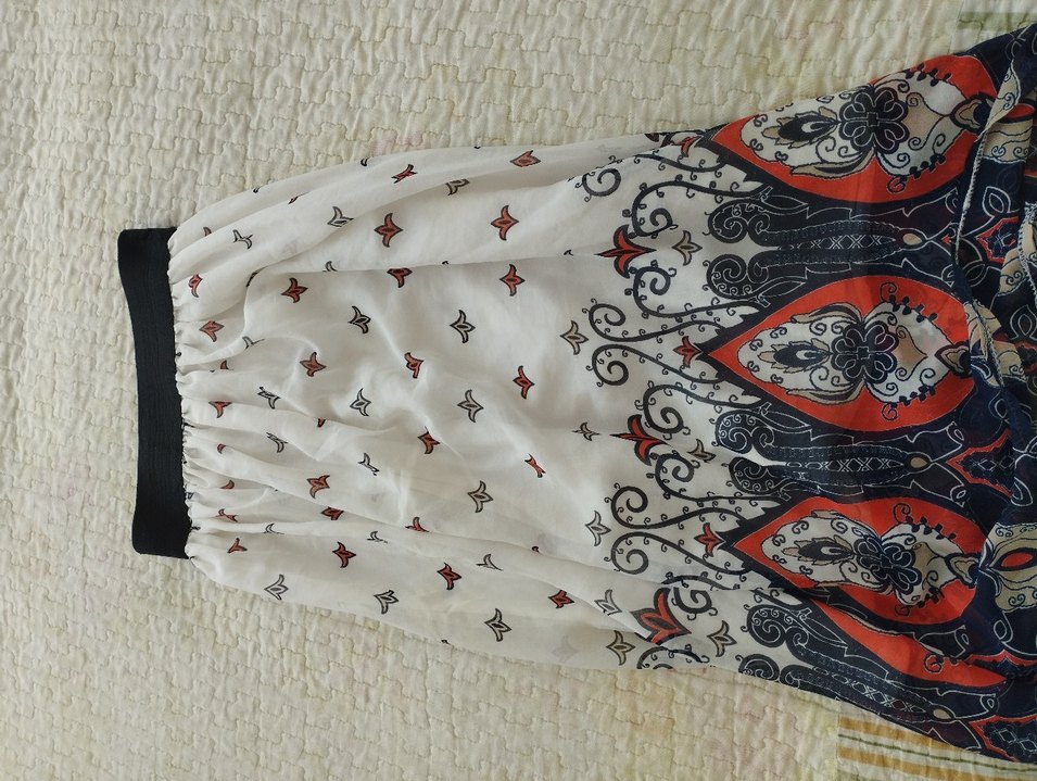 Nakışlı Bohem Mini Hamile Eteği - Görsel 3