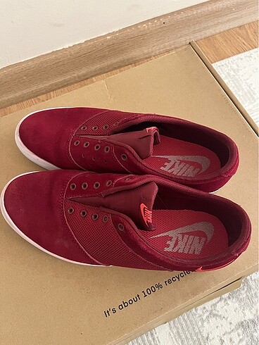 Nike Bordo nike spor ayakkabı