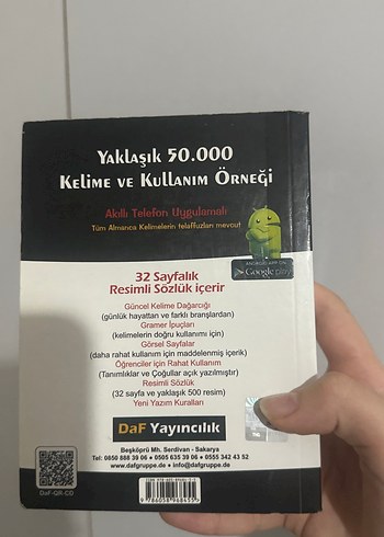 DaF Almanca-Türkçe Sözlük Kitabı - Görsel 2