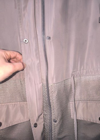 Bej Kemerli Midi Yağmurluk mont - Görsel 8