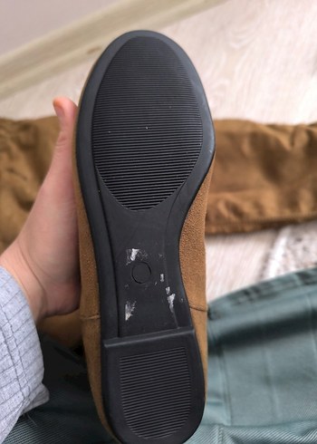 Kahverengi Süet Dizüstü Botlar - Görsel 6