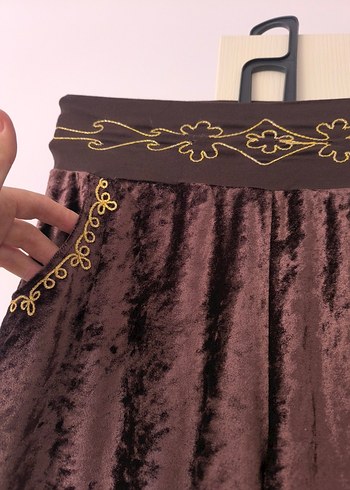 kadife V Yaka Bohem Kadın ikili takim - Görsel 4