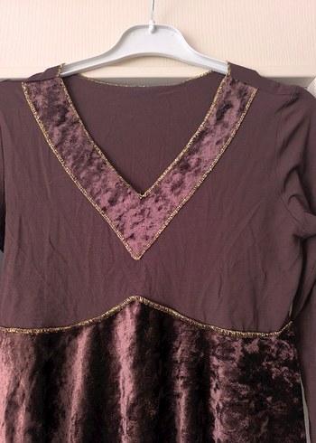 kadife V Yaka Bohem Kadın ikili takim - Görsel 7