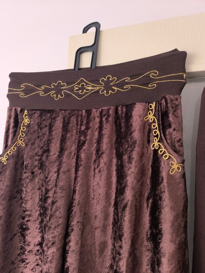 kadife V Yaka Bohem Kadın ikili takim - Görsel 5