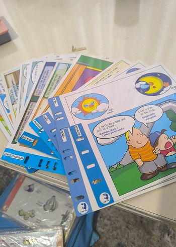 mavi renkli İngilizce eğitim tableti - Görsel 6