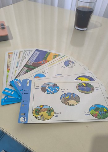 mavi renkli İngilizce eğitim tableti - Görsel 5