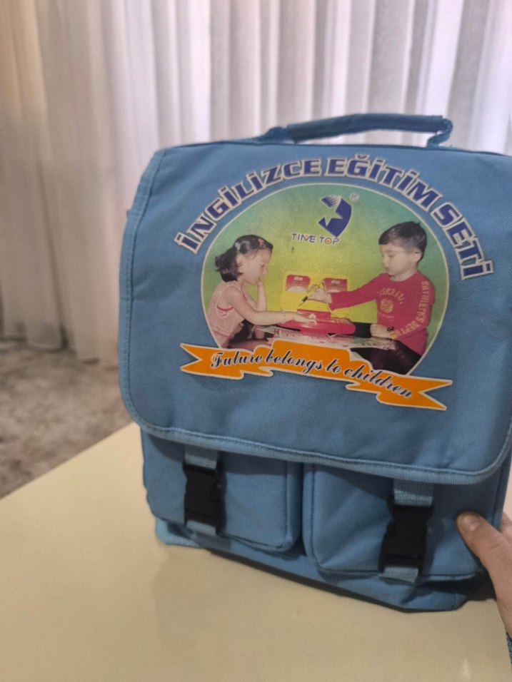 mavi renkli İngilizce eğitim tableti - Görsel 3