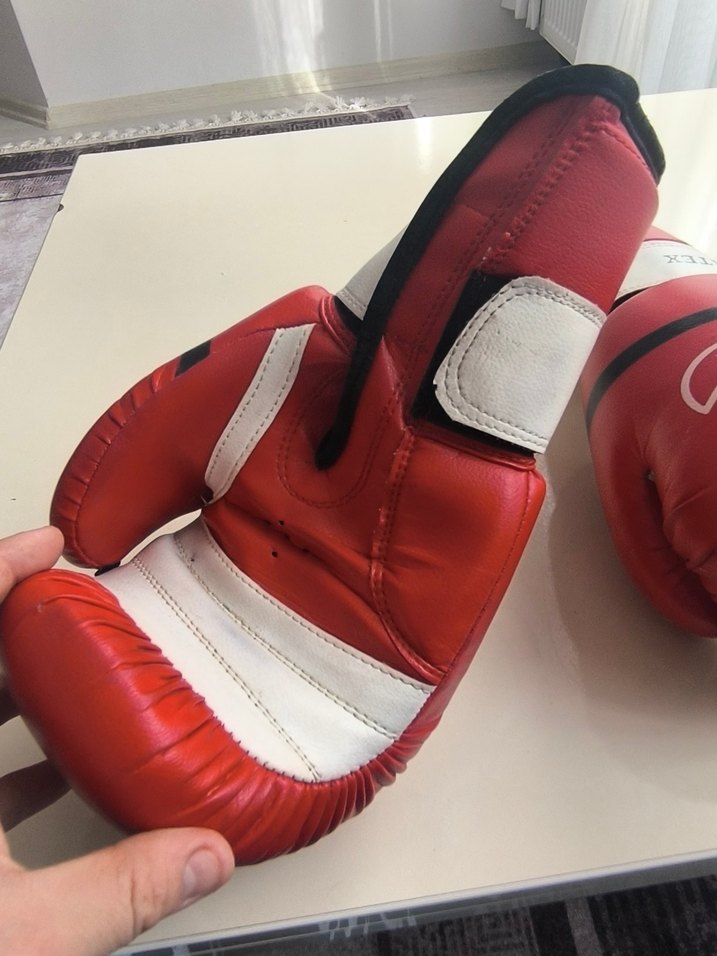 Kırmızı Erkek Boks Eldiveni Veltex - Görsel 4