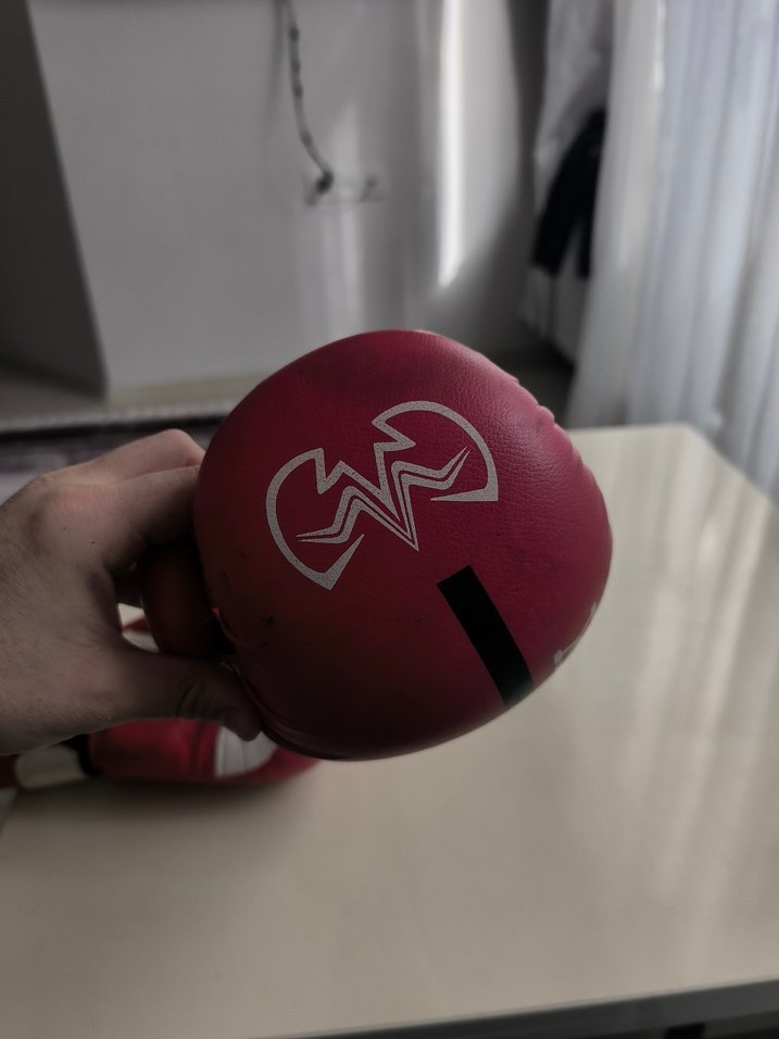 Kırmızı Erkek Boks Eldiveni Veltex - Görsel 3