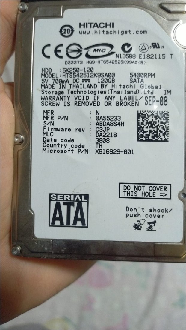 Hitachi 320GB SATA 2.5" Dizüstü HDD - Görsel 3