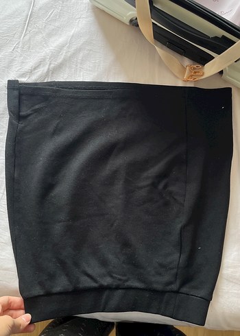 Siyah Kadın Midi Kalem Etek