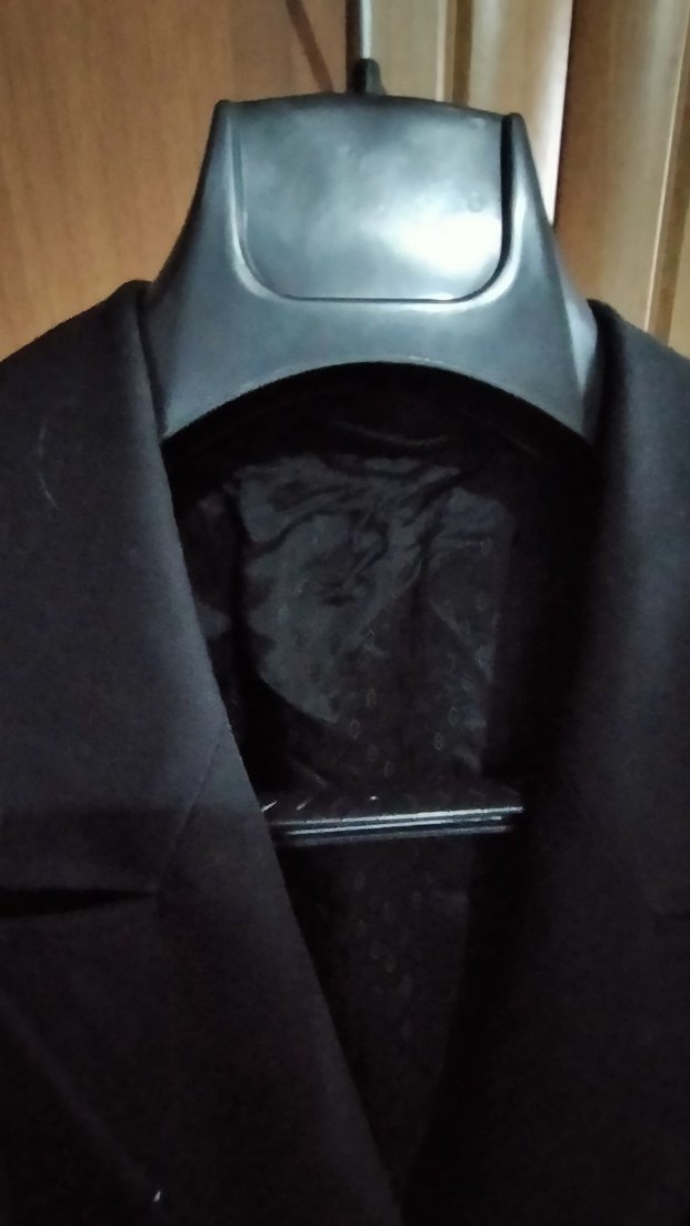 Düğmeli Siyah Kadın Mini Blazer - Görsel 5