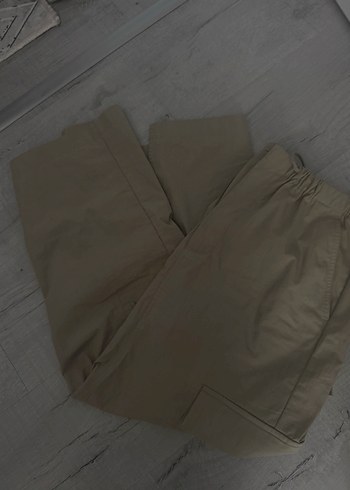 Mango MNG Bej Kadın Keten Düğmeli etek