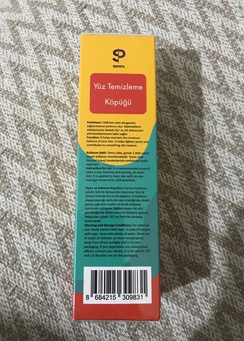 SEMPA Yüz Temizleme Köpüğü 100 ml - Görsel 2