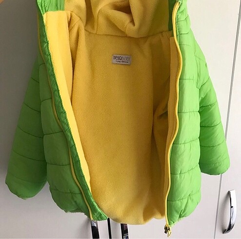 12-18 Ay Beden yeşil Renk Hellobaby Bebek Mont