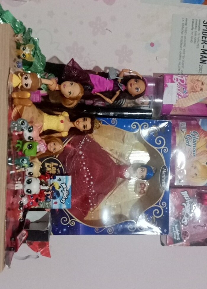 Koleksiyon Barbie,Winx,Miniş, mucizevi ladybug ,ever after high - Görsel 2
