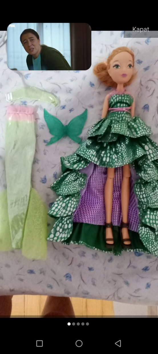 flora Winx balo elbiseli hali - Görsel 2