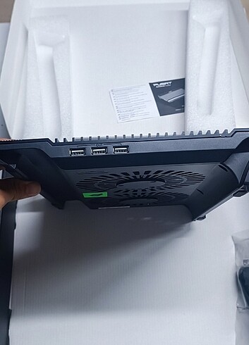 Beden Pusat bilgisayar çift fanlı alüminyum laptop dizüstü soğutucu