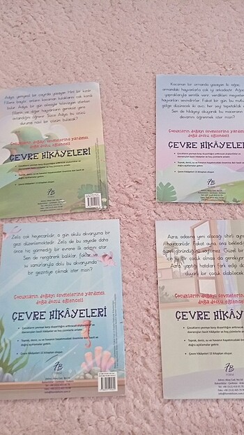 Çevre Hikayeleri Kitap serisi çocuk kitabı 4lü