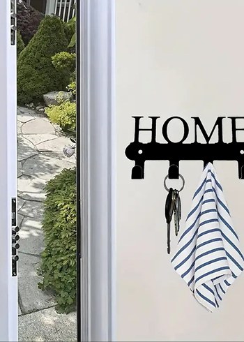 Beyaz Duvara Monte Anahtarlık Askısı
