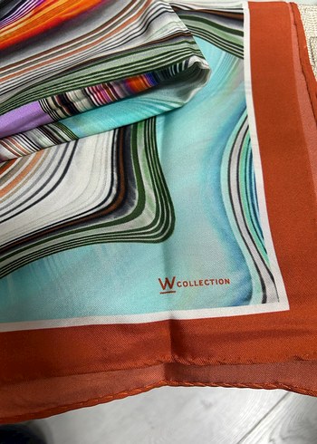 WCollection Çok Renkli İpek Kadın Şal