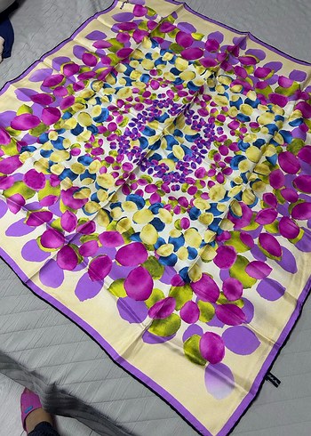 Silk & Cashmere Bohem Çok Renkli Fular