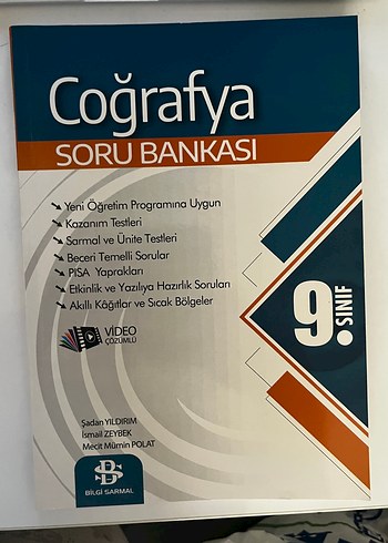 9. Sınıf Coğrafya Soru Bankası bilgi sarmal YKS + HEDİYE